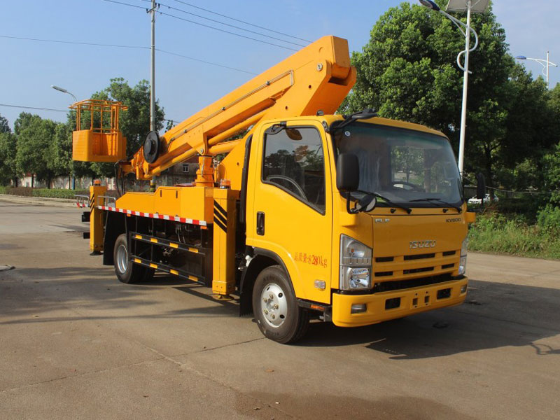 國六慶鈴五十鈴25米升縮臂高空作業(yè)車(chē)