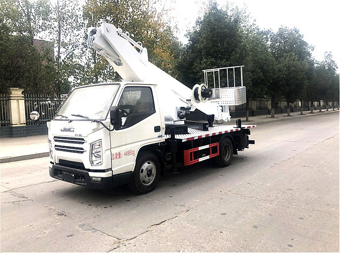 國六江鈴17.5米藍牌直臂高空作業(yè)車(chē)