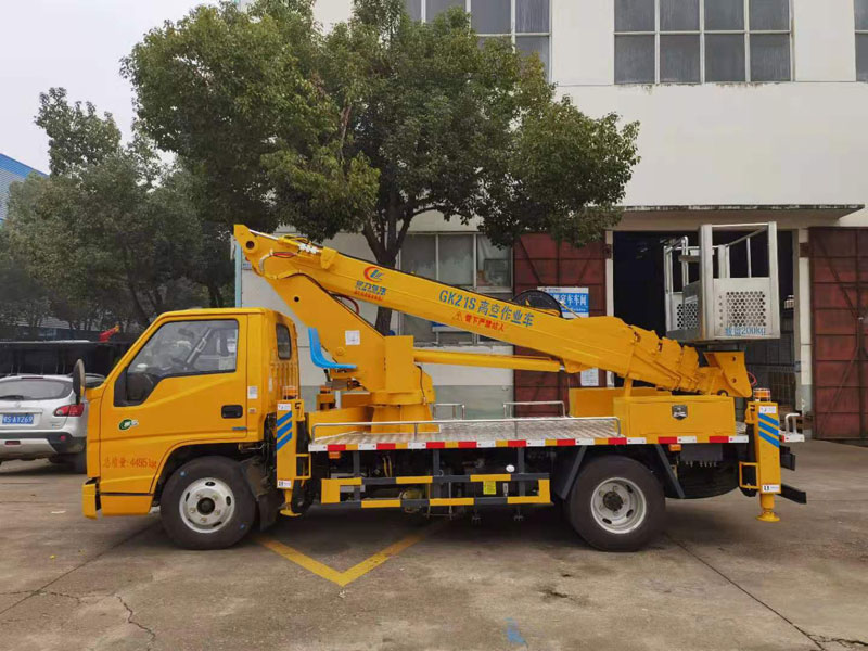 山東淄博21米藍牌高空作業(yè)車(chē)報價(jià)（國六）