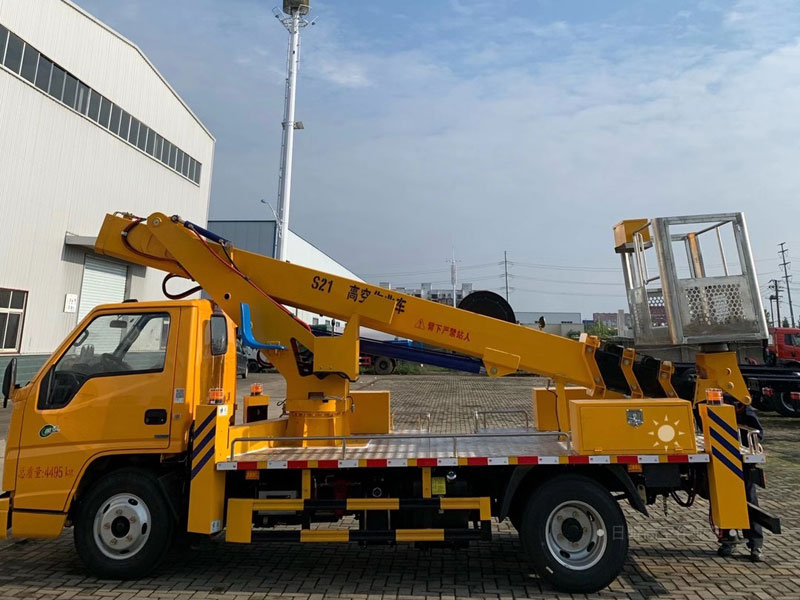 全新江鈴國六藍牌直臂高空作業(yè)車(chē)報價(jià)
