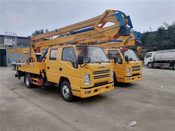 藍牌16米-18米高空作業(yè)車(chē)配置介紹