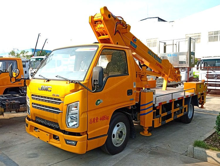 國六江鈴順達伸縮臂21米藍牌高空作業(yè)車(chē)