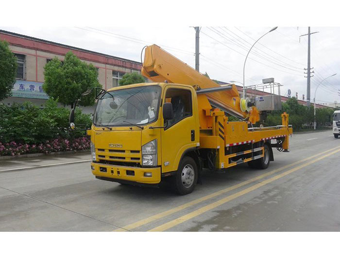24米折臂高空作業(yè)車(chē)-路燈維修-橋梁維護-廣告安裝專(zhuān)用車(chē)