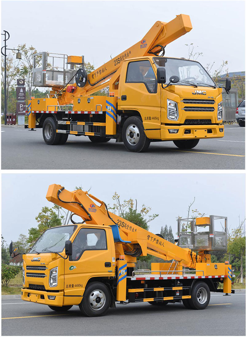 國六江鈴23m藍牌高空作業(yè)車(chē)