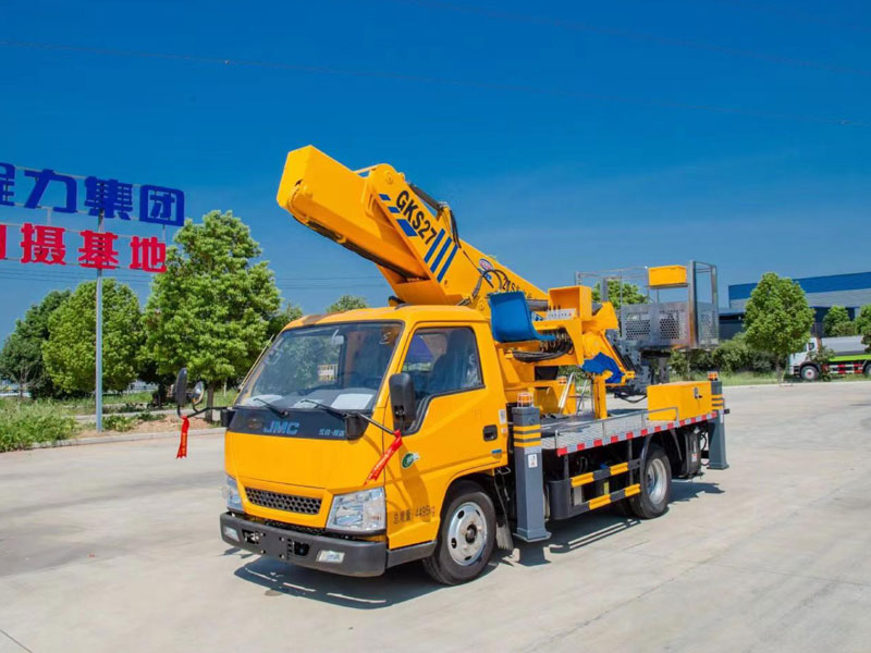 藍牌25-27米直臂伸縮式高空作業(yè)車(chē)